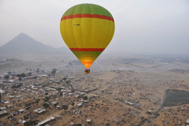 23. Rajasthan - It is famous for Hot Air Ballooning